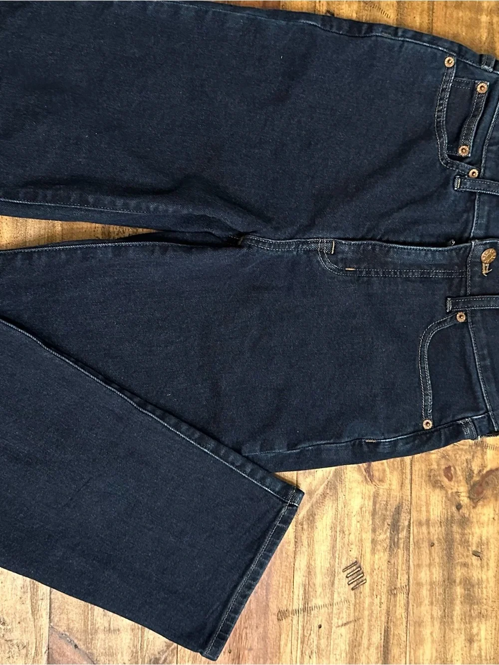 J. Crew Women's Dark Navy Straight Jeans - Picture 1 of 4